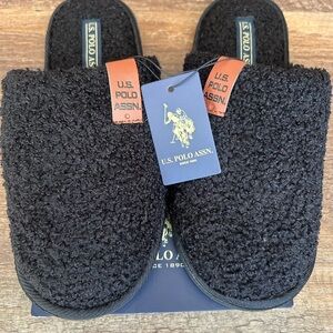 U.S. Polo Assn. Black Textured Apparel